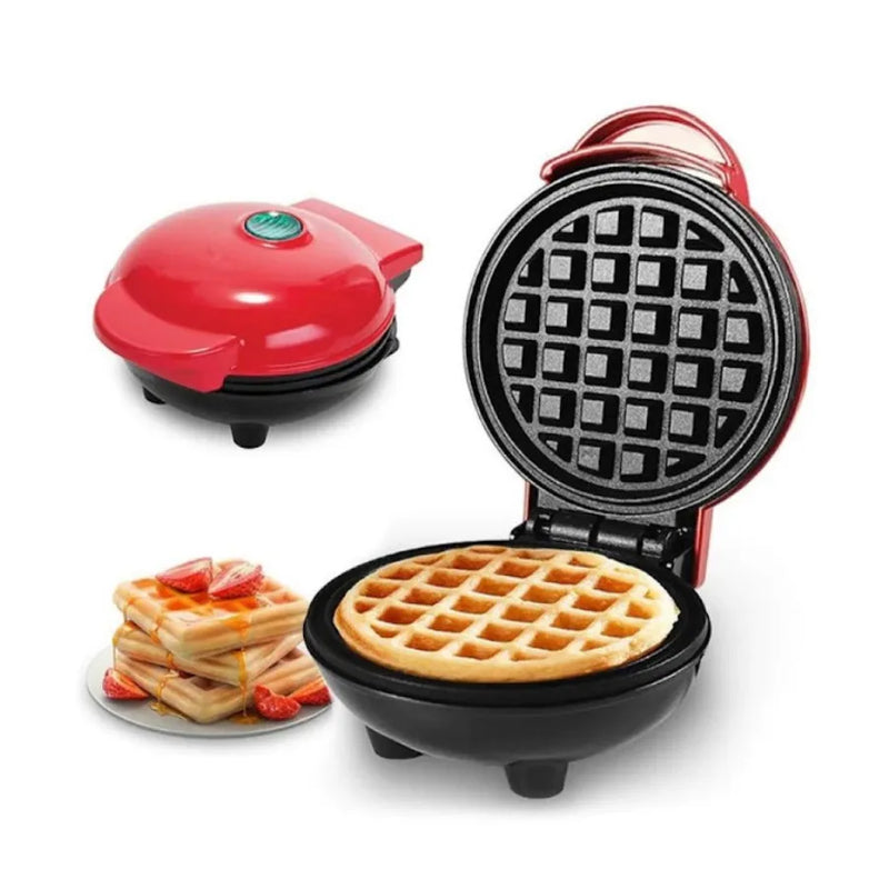 ⚡ Máquina Mini Waffle Waffler – 110V Antiaderente! ⚡