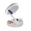 ESPELHO COM LED 10X – MAQUIAGEM PERFEITA EM QUALQUER LUGAR!