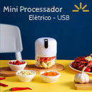 ⚡ Mini Processador de Alimentos 3 Lâminas Elétrico Bivolt USB ⚡