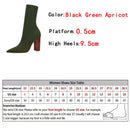 Bota Feminina Cano Curto com Salto Quadrado