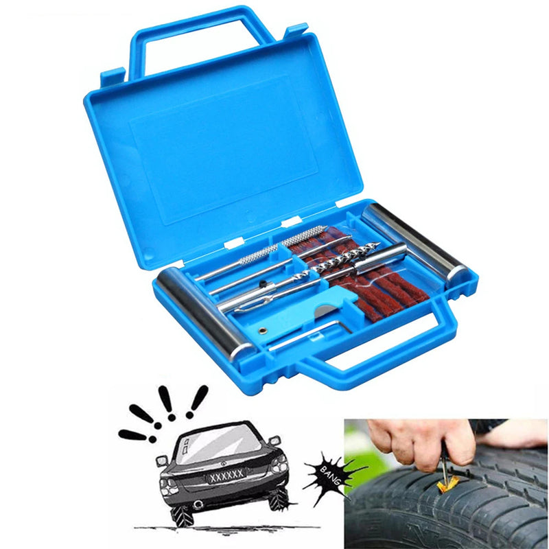 Kit de Reparo de Pneus Tubeless – Para Carro, Moto e Bike | Prático e Resistente! 🛞⚙️