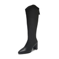 🛍️ Botas de Cano Alto com Salto Grosso – Outono/Inverno 🛍️