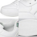 Tênis Feminino Tradicional Detalhe Dourado e Prata