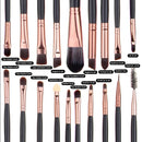 KIT COMPLETO DE MAQUIAGEM – PALETA 120 CORES + 20 PINCÉIS PROFISSIONAIS