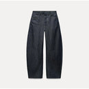 🛍️ Conjunto Feminino Blazer Denim e Calça Reta 🛍️