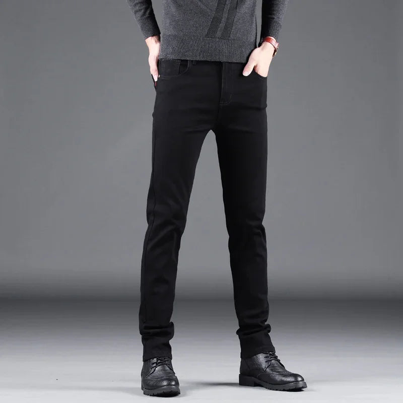 Calça Jeans Masculina Slim Preta - Estilo & Versatilidade