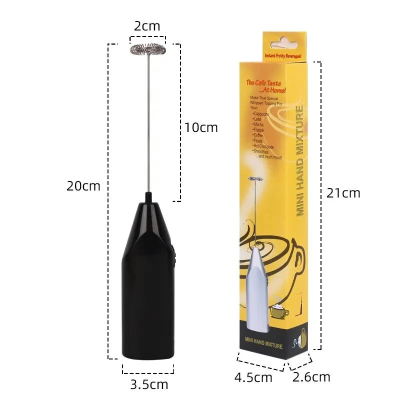 ⚡ Mini Liquidificador Elétrico Portátil – Batedor Manual de Leite e Bebidas ⚡