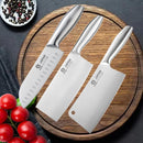 Conjunto de Facas de Cozinha em Aço Inox – Estilo Japonês com Suporte Incluso