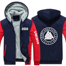 Moletom Masculino com Zíper e Capuz, Inverno e Estilo Podem Andar Juntos - Tecido de Qualidade.