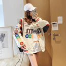 Casaco + Moletom Estilo Colegial Feminino - Estilosa e Moderna - Vista o que você gosta!