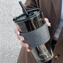 COPO DE VIDRO BAMBU 450ML – ESTILO VERÃO