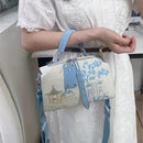 BOLSA FEMININA LUXO LEVE 2025 – ESTILO BOSTON BORDADA