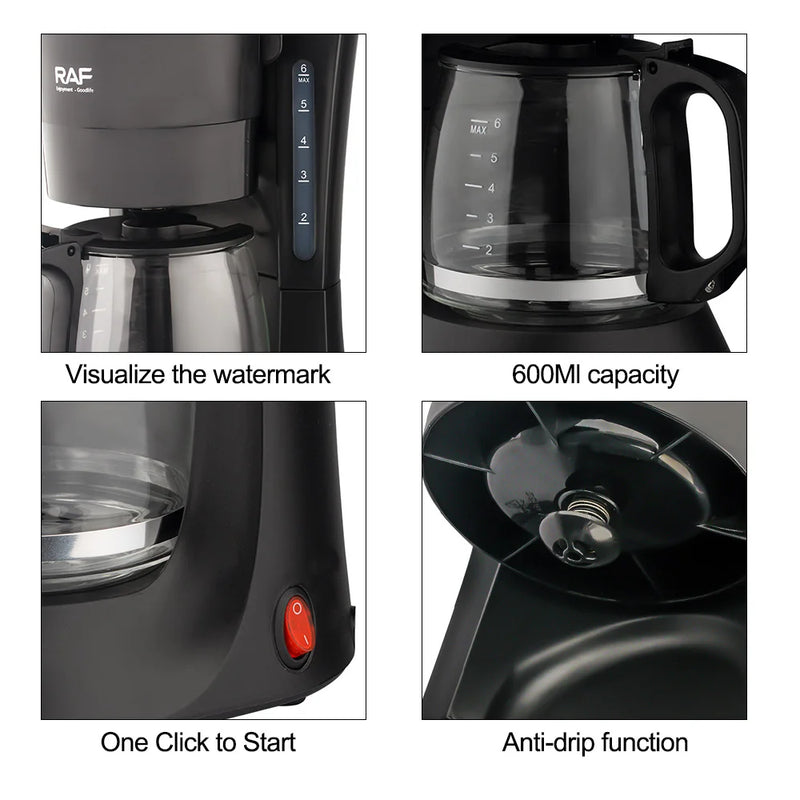 ⚡ Cafeteira Elétrica Drip 600W Automática - 600ML ⚡