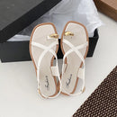 SANDÁLIAS ROMANAS FEMININAS – SLIPPERS DE VERÃO 2026 RESPIRÁVEIS PARA USO EXTERNO