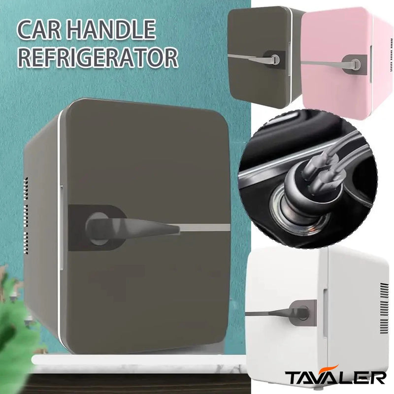 ⚡ Mini Geladeira TAVALER 6L com Alça – Uso Automotivo e Doméstico ⚡