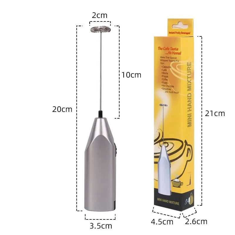 ⚡ Mini Liquidificador Elétrico Portátil – Batedor Manual de Leite e Bebidas ⚡