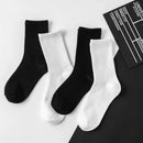 Kit com 12 Pares de Meia Masculina - Cano Alto - Preto e Branco