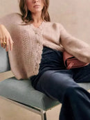 Suéter Feminino Feito de Crochê - Toque Macio e Delicado - Venha ser Praiamar!!