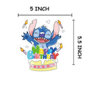 DECORAÇÃO DE FESTA LILO & STITCH - TOPO DE BOLO E CUPCAKE