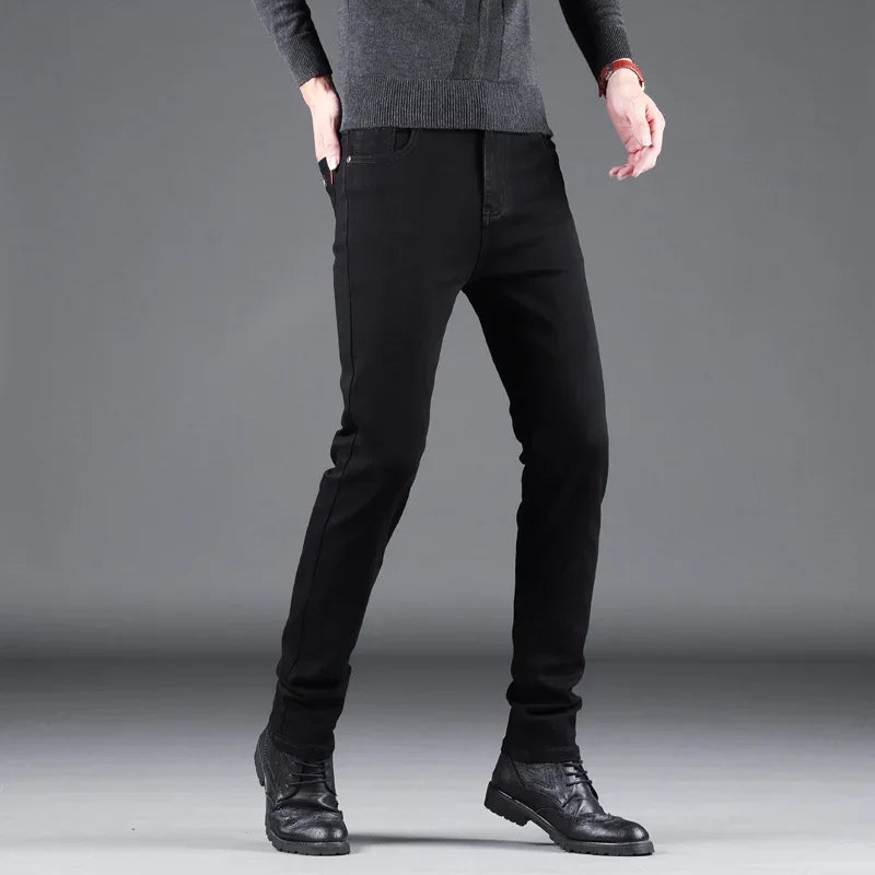 Calça Jeans Masculina Slim Preta - Estilo & Versatilidade