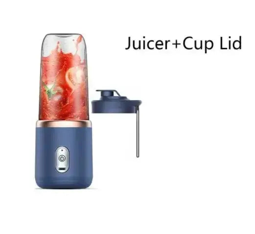 ⚡ Liquidificador Portátil Elétrico 400ml – USB | Para Sucos e Smoothies ⚡