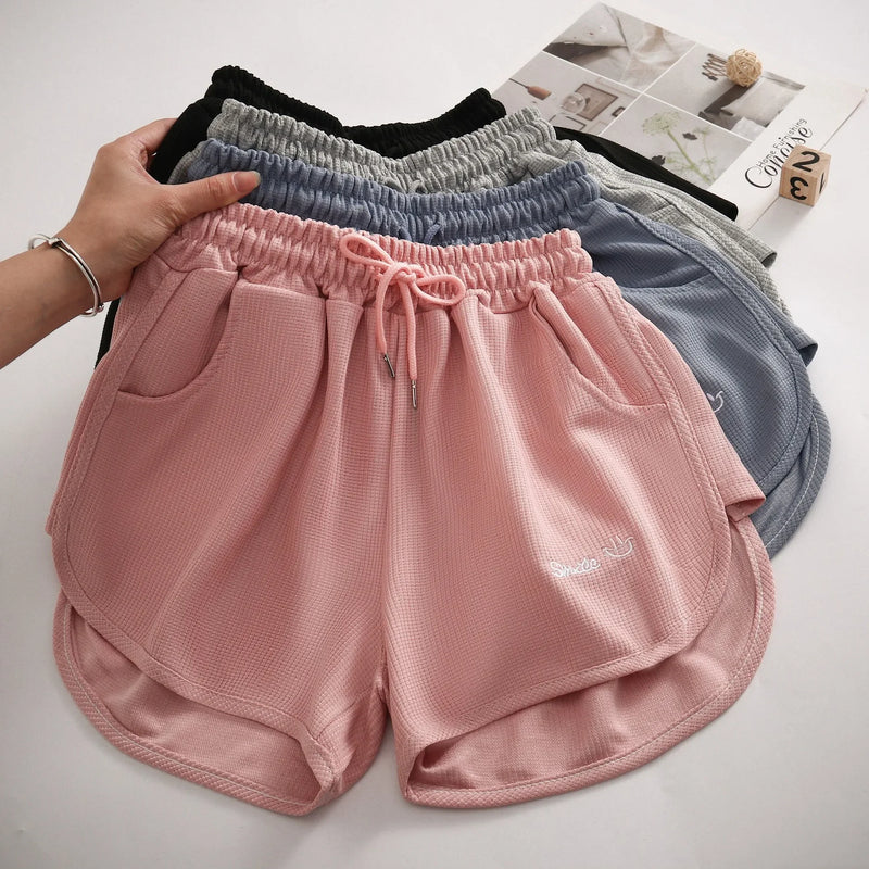 Short Moletom Feminino Cintura Alta