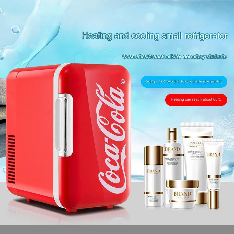 ⚡ Mini Geladeira Coca-Cola 6L Portátil – 12V/220V ⚡