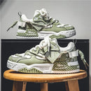 Tênis Masculino Outono 2026 – Plataforma, Graffiti e Estilo Urbano