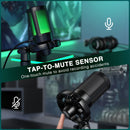 AMPLIGAME A2 BY FIFINE – MICROFONE GAMER COM RGB E MUTE TOUCH