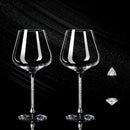 Conjunto 2 Taças de Cristal Luxo – Elegância para Vinho Tinto e Champagne