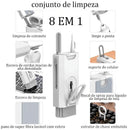 Kit TechClean 8 em 1 – Limpeza Profunda para Seus Dispositivos