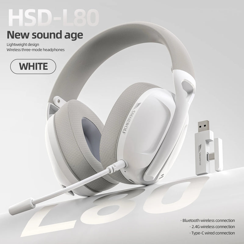 🎧 Headset Gamer 3 em 1 – Bluetooth, Cabo e Wireless | Leve, com Microfone e Ideal para PC, Notebook e Home Office! 🔥💻🎮