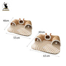 TÚNEL CAMA QUENTINHA PARA GATOS – COM BRINQUEDO DE PELÚCIA - LINHA PET