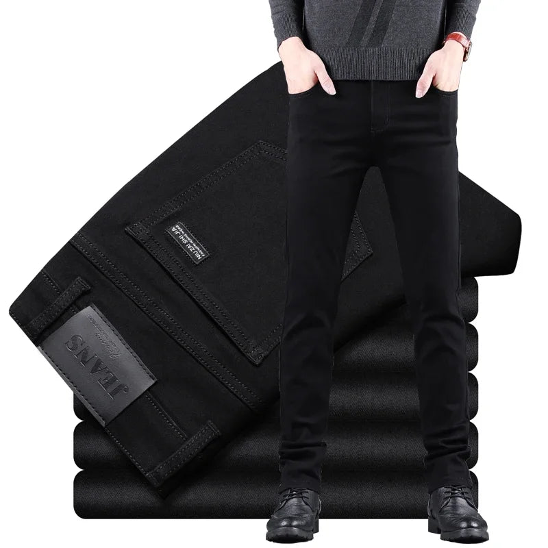 Calça Jeans Masculina Slim Preta - Estilo & Versatilidade