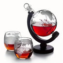Conjunto Decanter Globo Criativo – Elegância e Sofisticação para seu Whisky