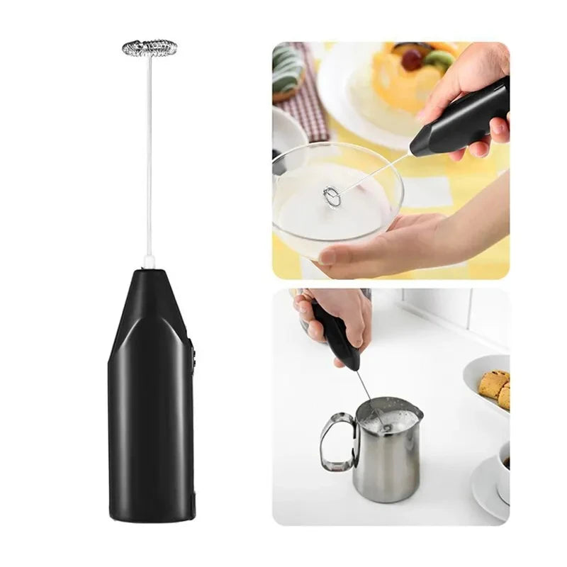 ⚡ Mini Liquidificador Elétrico Portátil – Batedor Manual de Leite e Bebidas ⚡