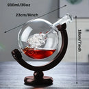 Conjunto Decanter Globo Criativo – Elegância e Sofisticação para seu Whisky