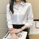 Camisa Social Feminina Cetim