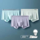 🛍️ Cueca Boxer Masculina Ice Silk MIIOW – Kit com 3 Unidades 🛍️