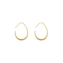 Par de Brincos Geométricos Oval Super Alta 2025 - Qualidade Premium - Argola Oval Médica