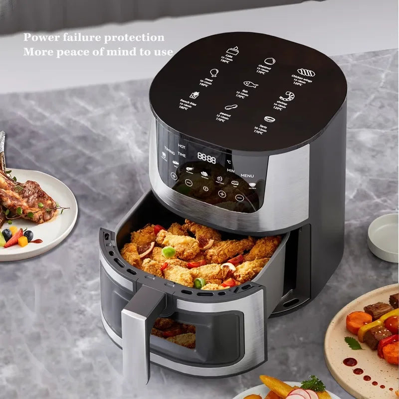 ⚡ AIR FRYER SMART 7L – MULTIFUNCIONAL COM PAINEL TOUCH | 1400W ⚡