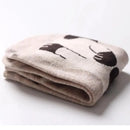 Kit com 5 Pares de Meia Desenho de Gatinho - Cano Médio Feminino