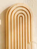 PRATELEIRA DE PAREDE ESTILO BOHO – MADEIRA NATURAL | 1 UNIDADE