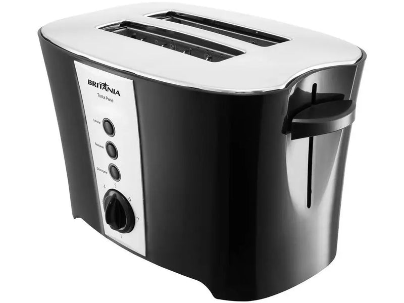 ⚡ Torradeira Britannia Black 2 Fatias 7 Níveis 110V ⚡