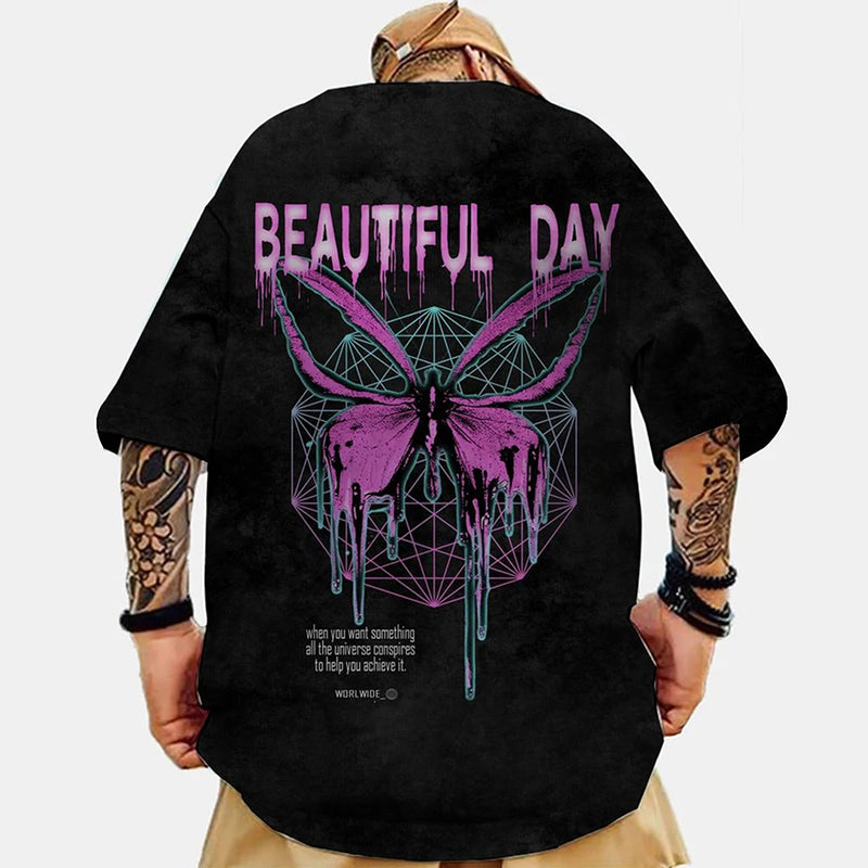 Camiseta Masculina Estampa Oversized