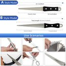 Afiador de Facas com Superfície Curva em Pedra Diamantada – Precisão Profissional para Facas e Tesouras!