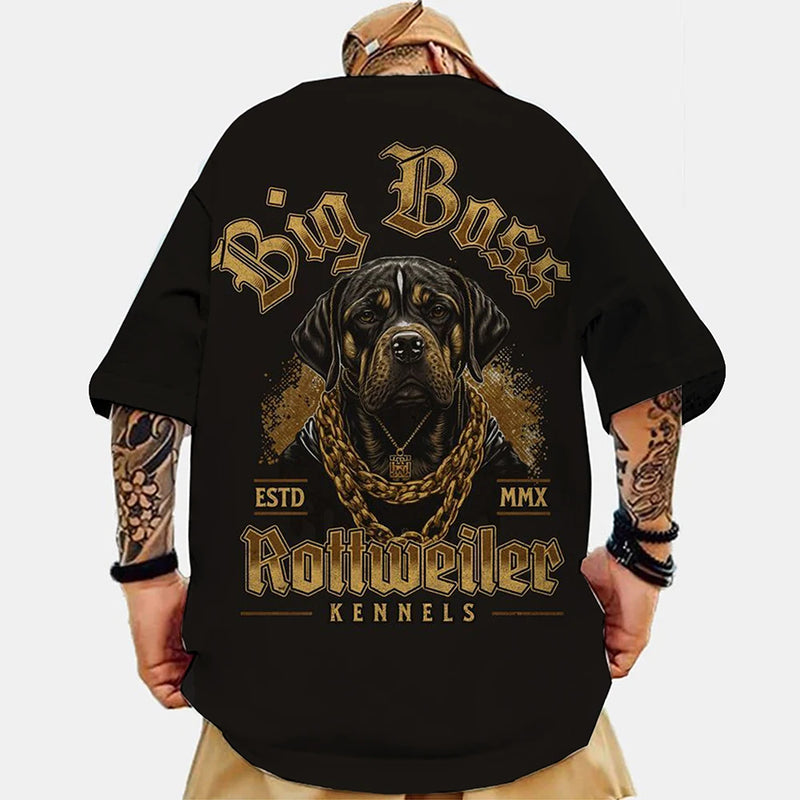 Camiseta Masculina Estampa Oversized