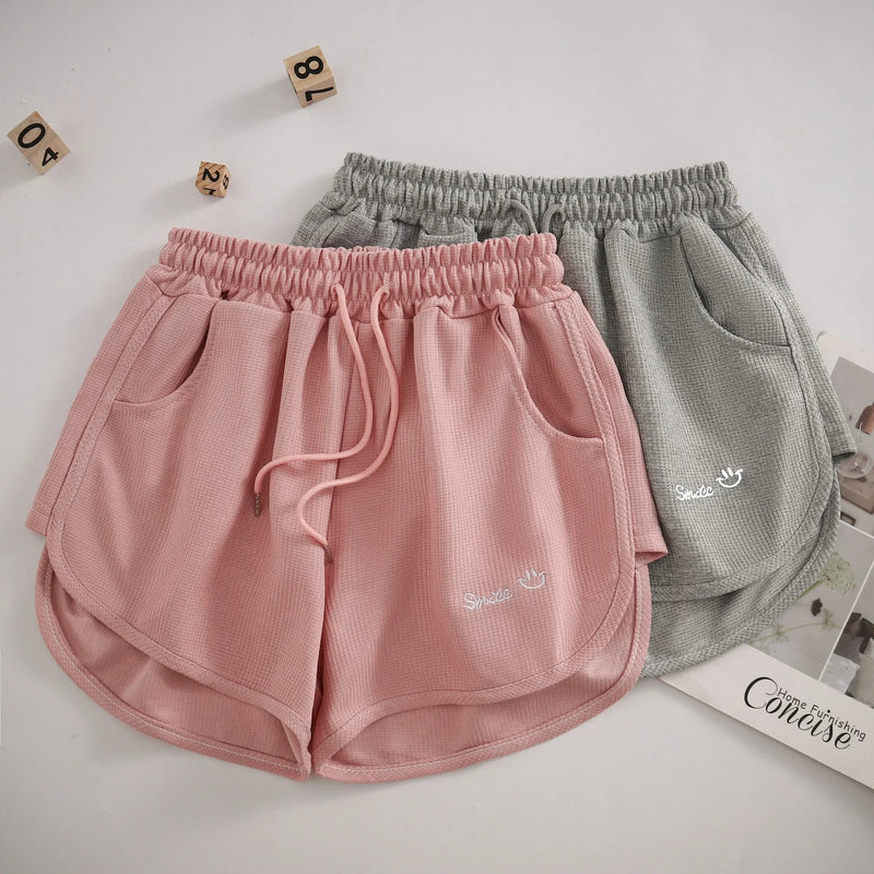 Short Moletom Feminino Cintura Alta