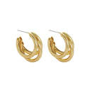 Par de Brincos Delicados - Famoso Entre as Mulheres - Argola Média