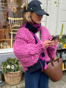 Casaco Ted Feminino - Todo em Tricô - Tecido Delicado e Premium